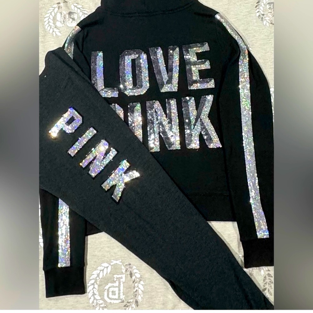 RARE VS PINK IRIDESCENT BLING SET